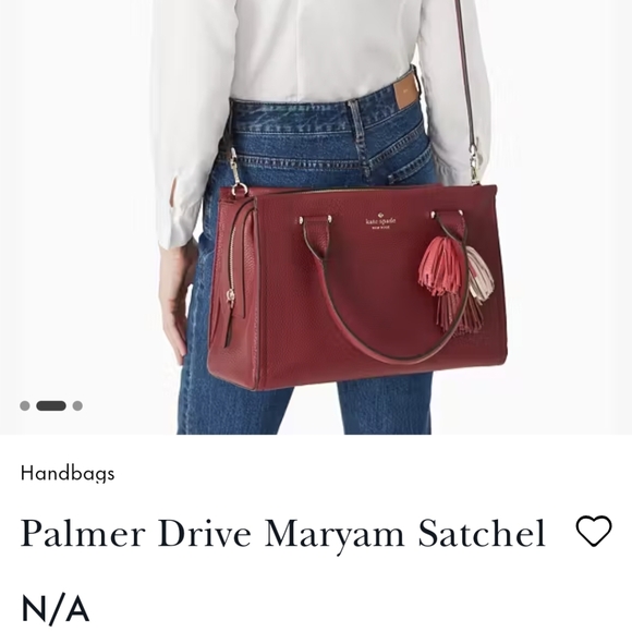 NWT Kate Spade Palmer Drive leather satchel - Picture 10 of 11